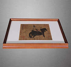 维西书画装裱配框服务案例